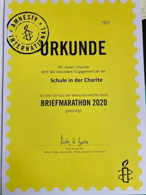 Briefmarathon 2020