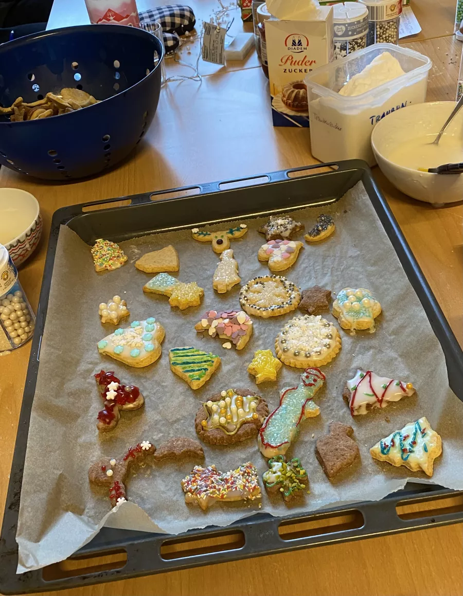 Backen in der Vorweihnachtszeit