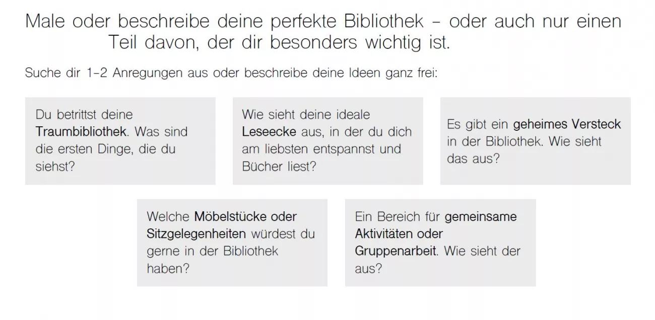 kreative Aufgabe